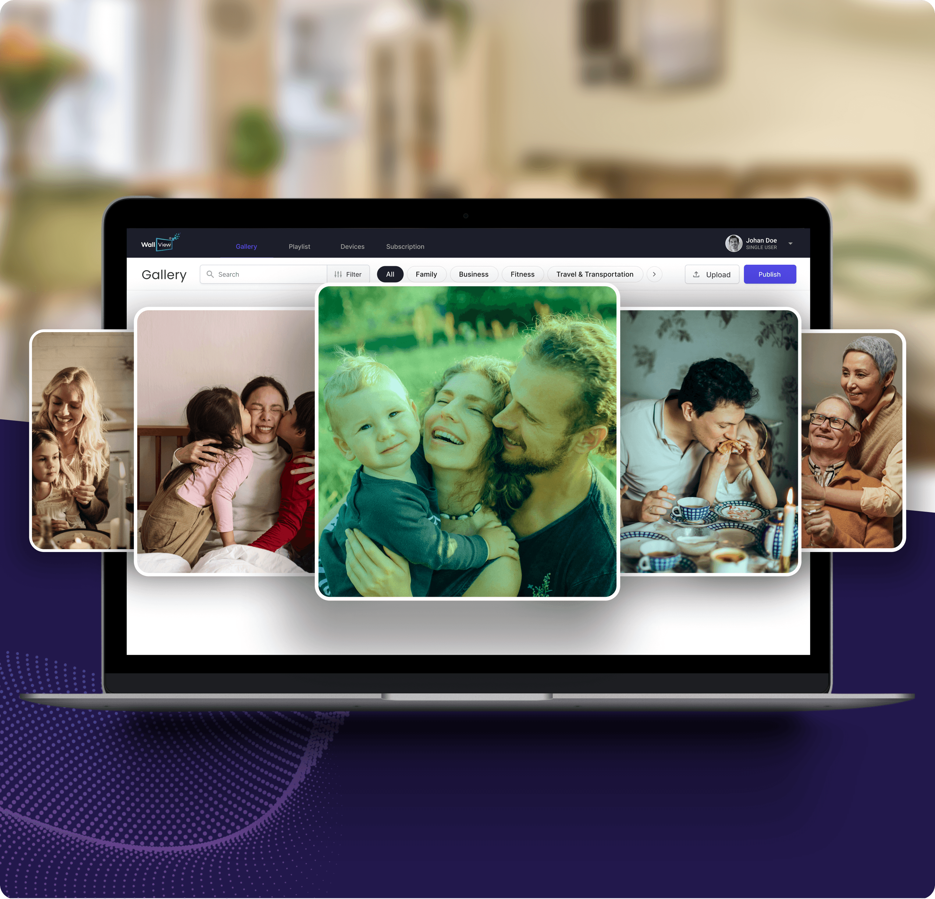 Secure upload of photos and videos at Wallview.net